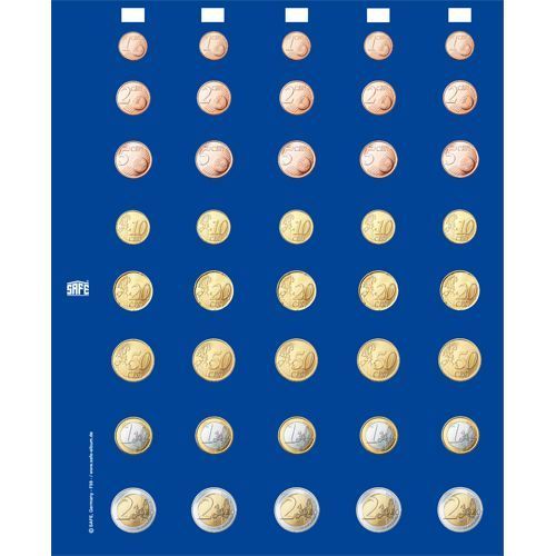 Safe Premium Ergänzungsblätter neutral für Euro-Sätze (2er Pack) Nr. 7395S Neu