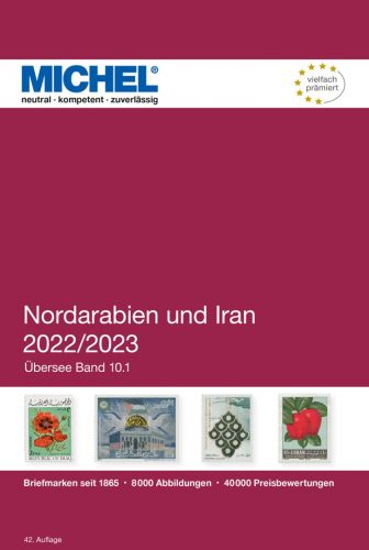 Michel Katalog Nordarabien und Iran 2022/2023 ÜK 10/1 6037-1 Neu