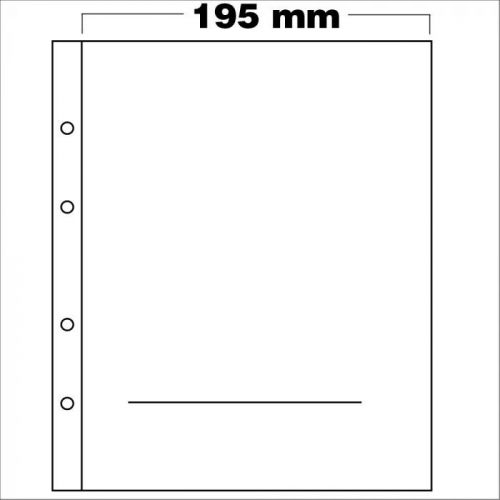 Safe Premium Ergänzungsblatt mit 1 Tasche (1er Pack) Nr. 7389 Neu