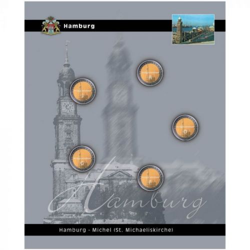 Safe Einzelblatt 2 Euro "Hamburg" Nr. 7821-3 Neu