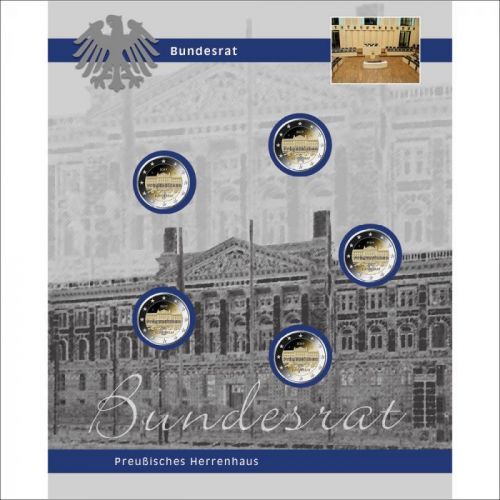 Safe Einzelblatt 2 Euro "Bundesrat" Nr. 7821-14 Neu
