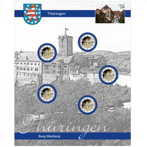 Safe Einzelblatt 2 Euro "Thüringen" Nr. 7821-17 Neu