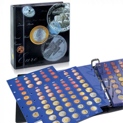 Safe TOPset-Album mit 5 Blättern für Eurosätze ohne Kapseln Nr. 7817 Neu