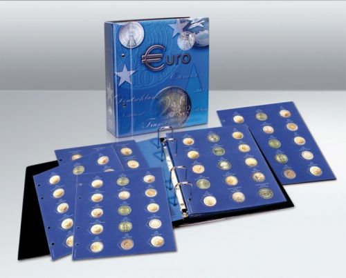 Safe TOPset-Album für 2 Euro Münzen in Kapseln Band 2 Nr. 7302-B2 Neu
