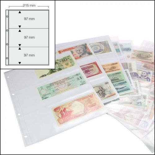 Safe Ergänzungsblätter für Banknotenalbum (50er Pack) Nr. 5483XL Neu