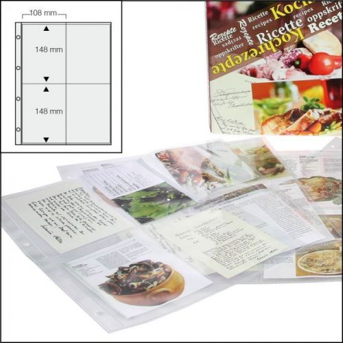 Safe Zusatzblätter für Kochrezepte-Album Nr. 5474XL (50er Pack) Neu