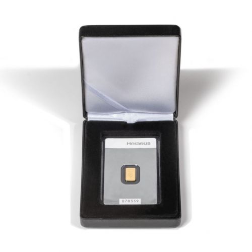 Leuchtturm Münzetui NOBILE für 1x Goldbarren in Blister im Hochformat 361400 Neu