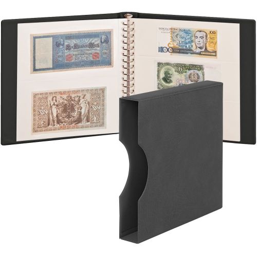 Lindner Banknotenalbum Regular mit Kassette schwarz 2810-814-S Neu
