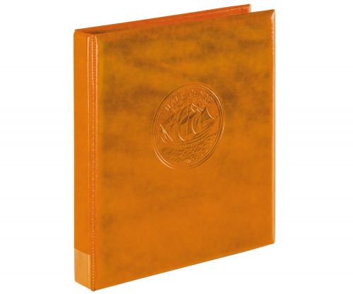 Lindner Ringbinder Hellbraun "Half Penny" 3109-H, leer Neu