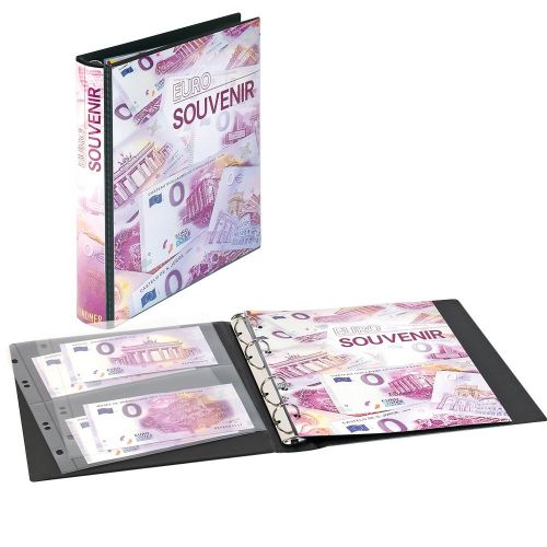 Lindner Karat Sammelalbum für 0-Euro-Scheine 1138 mit 10 Folienblättern Neu