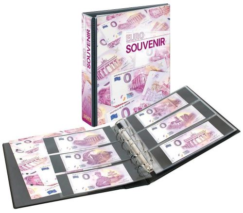 Lindner Publica M Sammelalbum für 0-Euro-Scheine 3538 mit 10 Folienblättern Neu
