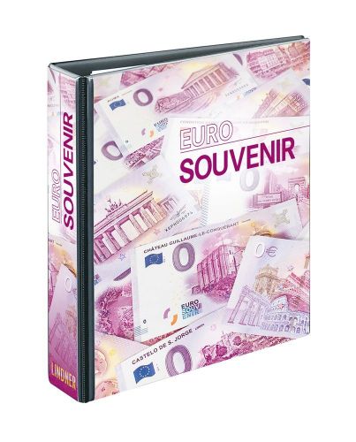 Lindner Ringbinder Publica M 3538R im Euro Souvenir-Design, leer Neu