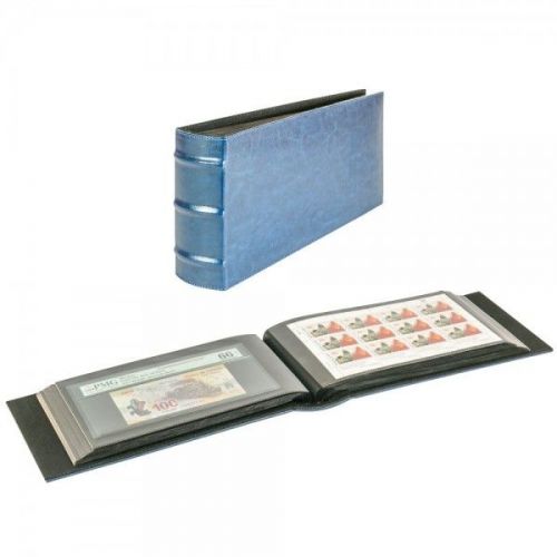 Lindner Universalalbum FIRMO L blau 812L-B für 108 extra lange Belege Neu