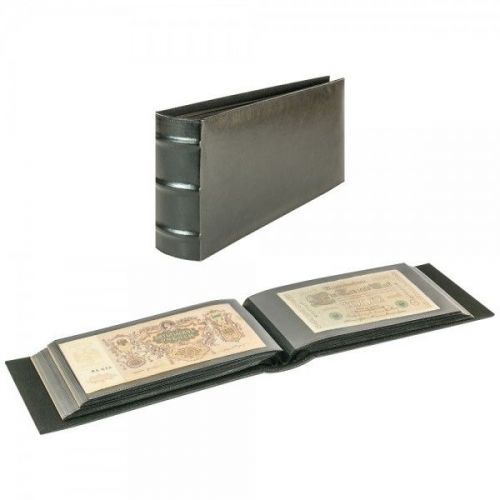 Lindner Universalalbum FIRMO L schwarz 812L-S für 108 extra lange Belege Neu