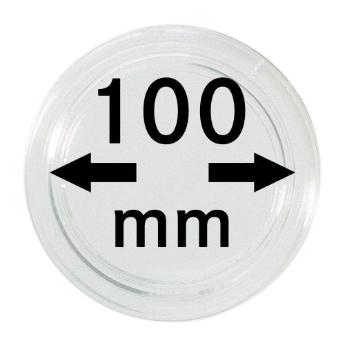 Lindner Münzkapsel Innen-Ø 100 mm, Innenhöhe 8,5 mm, per Stück S22710000 Neu