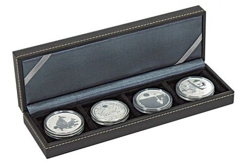 Lindner Münzkassette NERA S 2362-4 mit 4 Fächern für Münzen bis Außen-Ø 52mm Neu