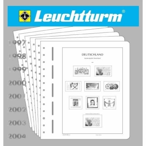 Leuchtturm Monaco 2000-2004 Vordrucke o.T. Neu