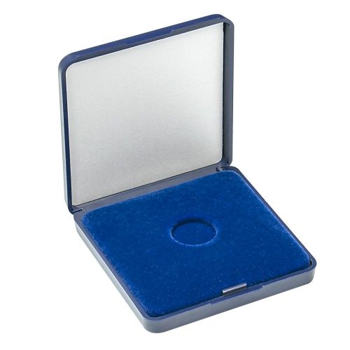 Lindner Münzetui blaue Velourseinlage für Münzen bis Außen-Ø 18mm 2029-018 Neu
