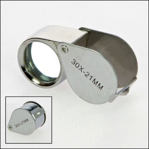 Safe Metall-Präzisionslupe, 30-fache Vergrößerung Nr. 4638 Neu