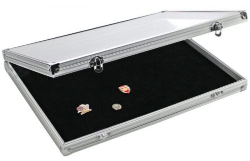 Safe Sammel-Vitrine "Alu" (für z.B. Pins, Mineralien usw.) Nr. 5882 Neu
