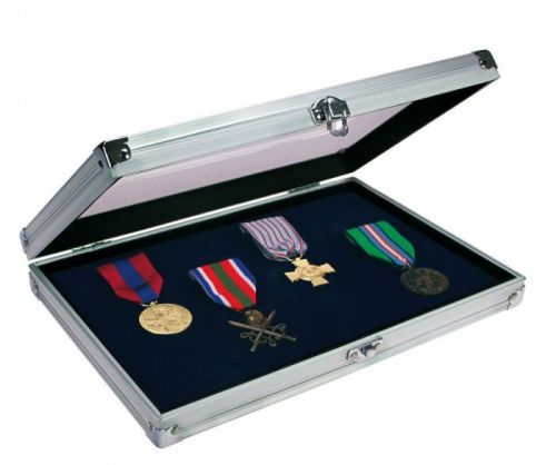 Safe Sammelvitrine "Alu" im Compact-Format mit Samteinlage Nr. 5618 Neu