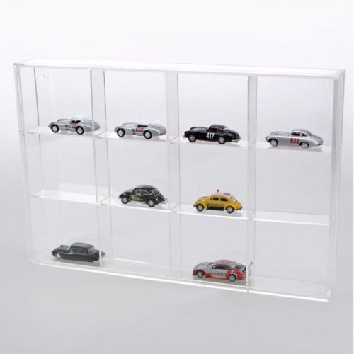Safe Klein-Vitrine aus Acryl-Glas mit 12 Fächern à 70 x 63 x 42 mm Nr. 5256 Neu