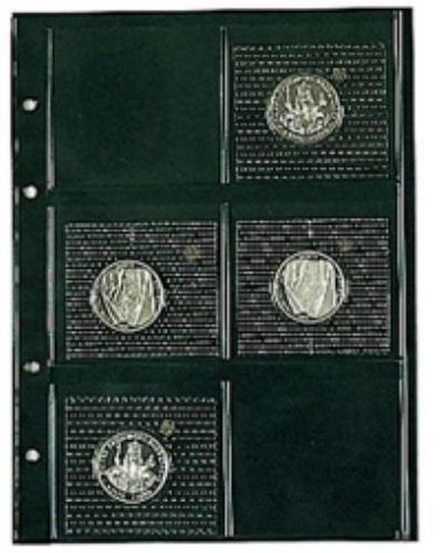 Safe Ergänzungsblätter Coin-Compact für 6 Münzrähmchen Nr. 7857 (5er Pack) Neu