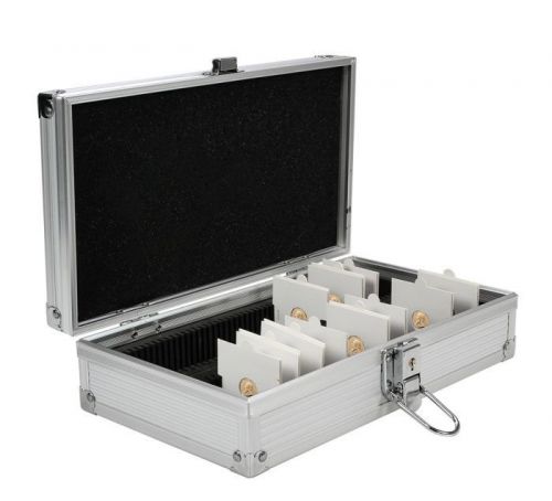 Safe Alu-Koffer für 100 Münzrähmchen (50 x 50 mm) Nr. 295 Neu