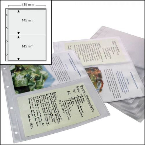 Safe Zusatzblätter 2-geteilt Nr. 5480, 15 Stück Neu