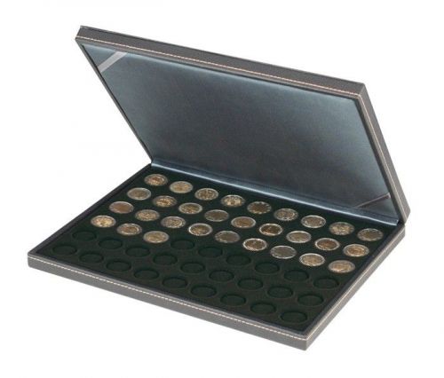Lindner Münzkassette NERA M mit schwarzer Münzeinlage 2364-2154CE Neu