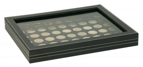 Lindner Münzkassette NERA M PLUS mit schwarzer Münzeinlage 2367-2154CE Neu