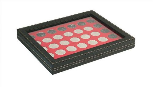 Lindner Münzkassette NERA M PLUS mit hellroter Münzeinlage 2367-2111E Neu