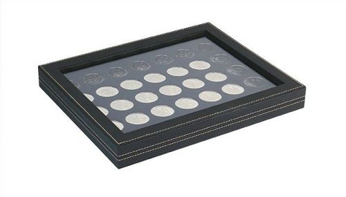 Lindner Münzkassette NERA M PLUS mit schwarzer Münzeinlage 2367-2111CE Neu