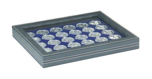 Lindner Münzkassette NERA M PLUS mit dunkelblauer Münzeinlage 2367-2537ME Neu