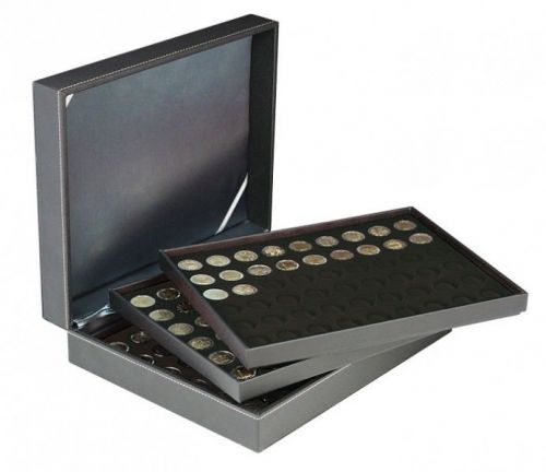 Lindner Münzkassette NERA XL mit 3 schwarzen Münzeinlagen 2365-2154CE Neu