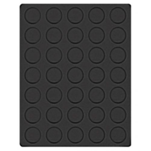 Lindner Velourseinlage Schwarz für Münzen mit Ø32,5 mm 2111CE Neu