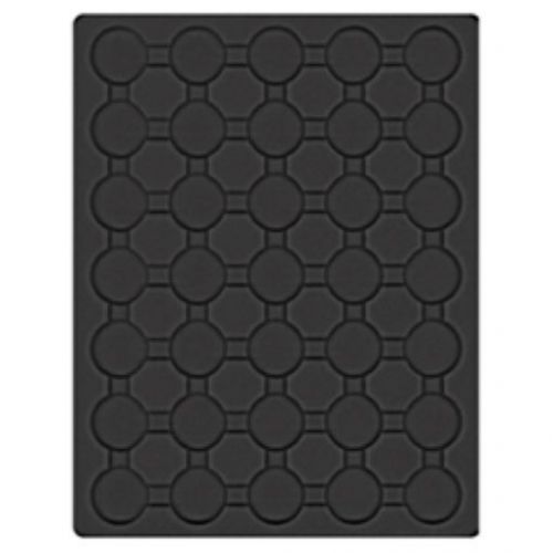 Lindner Velourseinlage Schwarz für Münzkapseln mit Außen-Ø32 mm 2530CE Neu