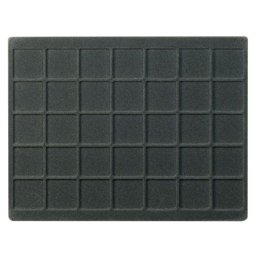 Lindner Velourseinlage Schwarz für Münzen/Münzkapseln bis Ø36 mm 2135CE Neu