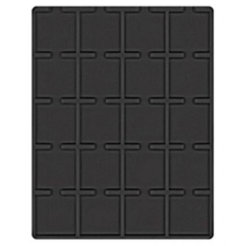 Lindner Velourseinlage Schwarz für Münzrähmchen 50x50 mm 2122CE Neu