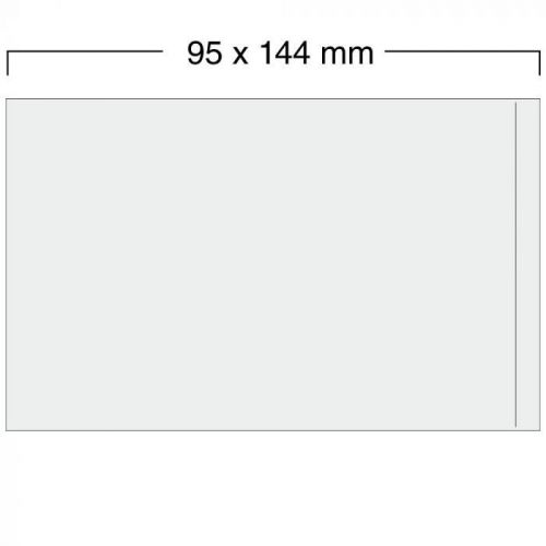 Safe Klarsichthüllen mit offener Schmalseite 95 x 144 mm (100 St.) Nr. 9248 Neu