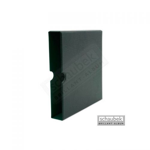 Schaubek Genius Kassette / Schuber Grün ks2074 Neu