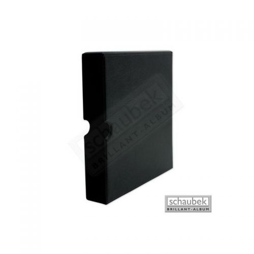 Schaubek Genius Kassette / Schuber Schwarz ks2075 Neu