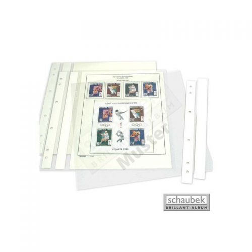 Schaubek Blankoblätter für Computer-Ausdruck (50 Blatt) CB810-2 Neu