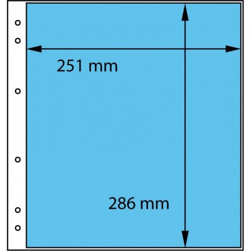 Schaubek Blankoblätter gelblich-weiß 1 Tasche, 5 Blatt SBL03-5 Neu
