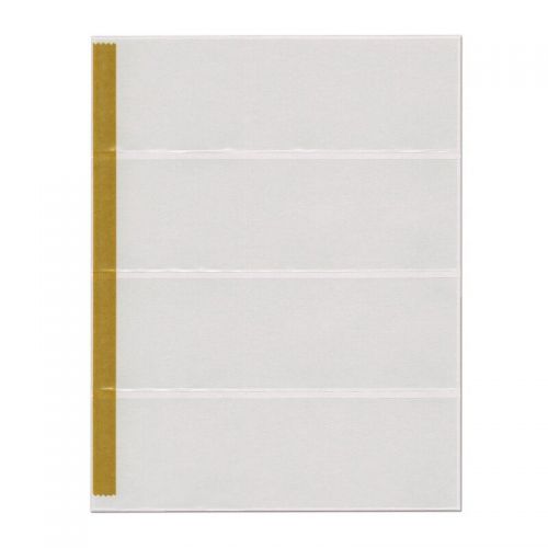 Schaubek Folienblatt SBL 4 Streifen, 5 Blatt fo-SBL11 Neu