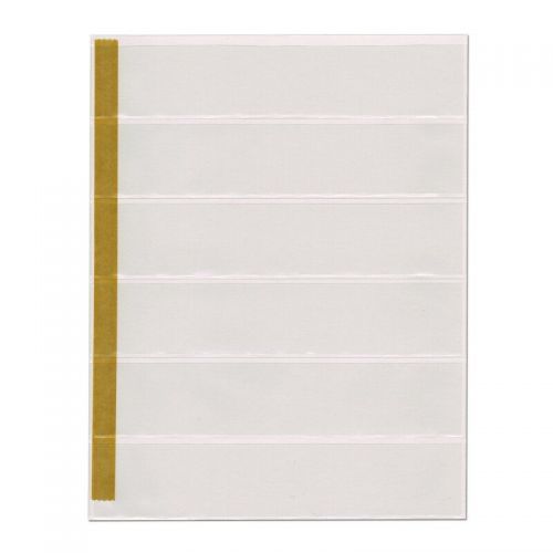 Schaubek Folienblatt SBL 6 Streifen, 5 Blatt fo-SBL15 Neu