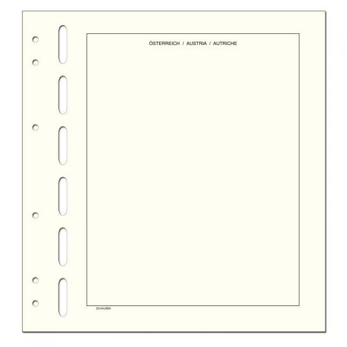 Schaubek Kopftitelblätter Österreich - 10 Blatt KT810 Neu