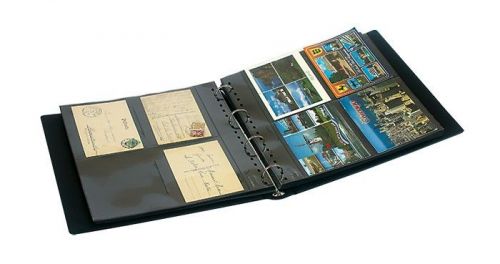 Lindner Postkartenalbum Schwarz Universal SRSPK Neu