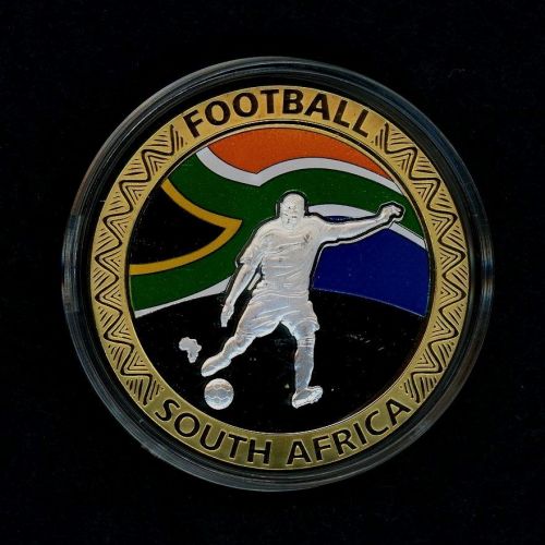 2010 Medaille Südafrika Fussball WM Teilnehmer PP