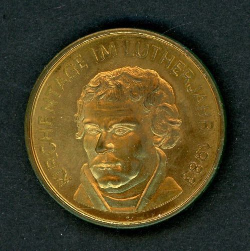 Deutschland 1983 Medaille Martin Luther